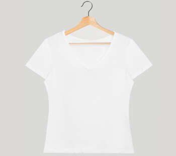 Plain White Shirt - Half sleve