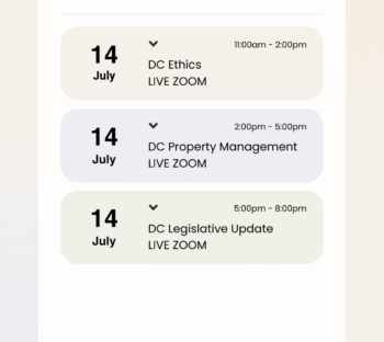 DC CE Bundle - Ethics + Legislative Update + Property Management July 14th @11:00 am